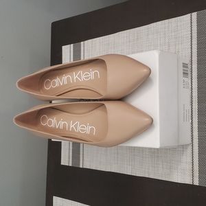 Calvin Klein wedge pumps